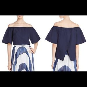 alice + olivia Crosby Off-the-Shoulder Blouse